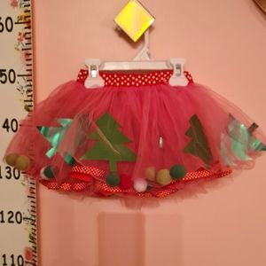 Mud Pie Christmas Tutu for Infant girls
